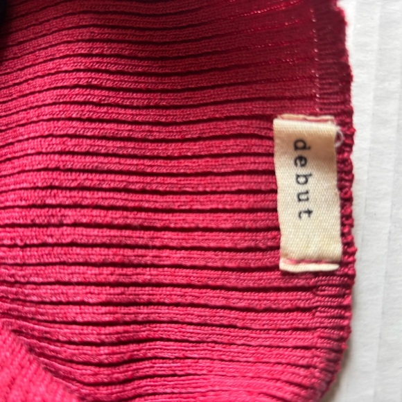 Debut Pink Ribbed Tank Top - Picture 8 of 8